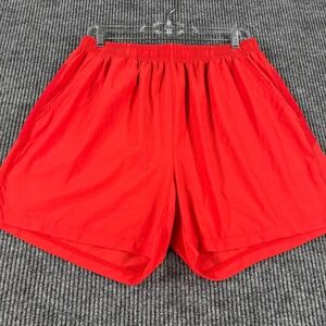 Mier Mens Shorts XL Extra Large Red Drawstring Running Pocket Activewear